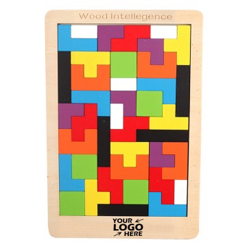 Wooden Blocks Puzzle Brain Teasers Toy